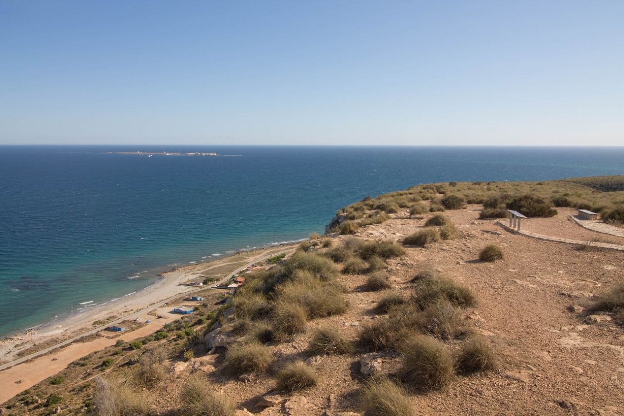 Skywalk over the Cape of Santa Pola and the Lighthouse